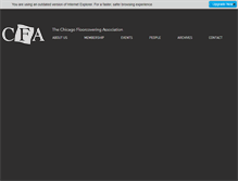 Tablet Screenshot of chicagofloorcoveringassociation.com